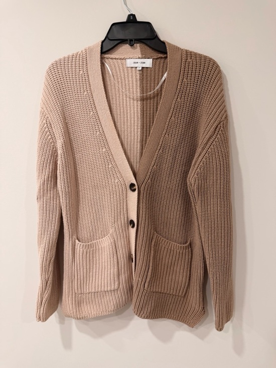 John + Jenn Sweaters - John + Jenn NWOT Evereve Maya Cotton Colorblock Knit Cardigan Size Small